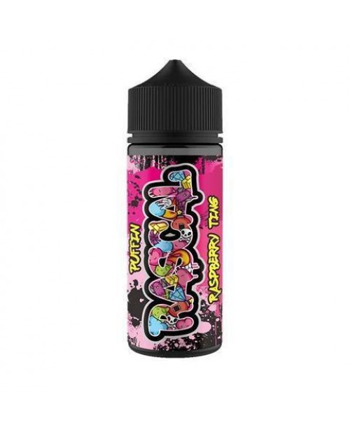 RASPBERRY THING E LIQUID BY PUFFIN RASCAL 100ML 70...