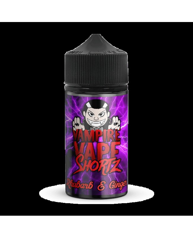 RHUBARB AND GINGER E LIQUID BY VAMPIRE VAPE SHORTZ 50ML 70VG