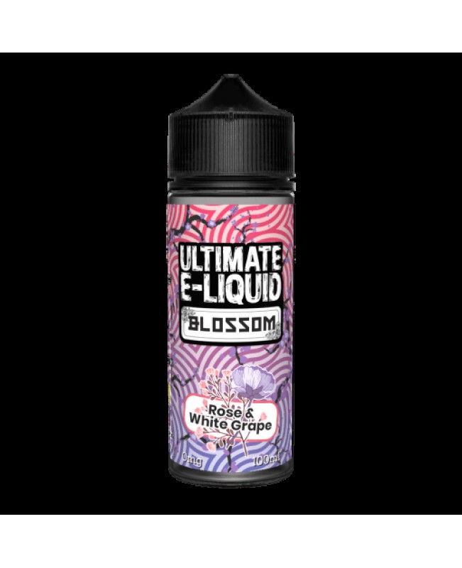 ROSE & WHITE GRAPE E LIQUID BY ULTIMATE E-LIQUID - BLOSSOM 100ML 70VG