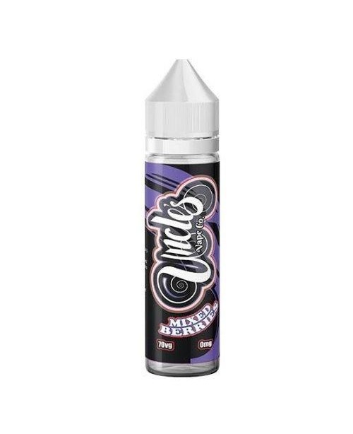 MIXED BERRIES E LIQUID BY UNCLES VAPE CO 50ML 70VG