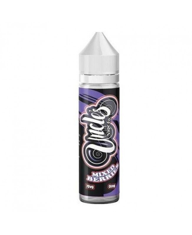 MIXED BERRIES E LIQUID BY UNCLES VAPE CO 50ML 70VG