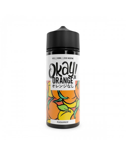 PEACH AND APRICOT E LIQUID BY OKAY ORANGE 100ML 70...