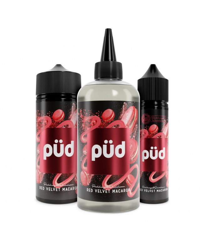 RED VELVET MACARON E LIQUID BY PUD - JOES JUICE 50ML 100ML 200ML 70VG