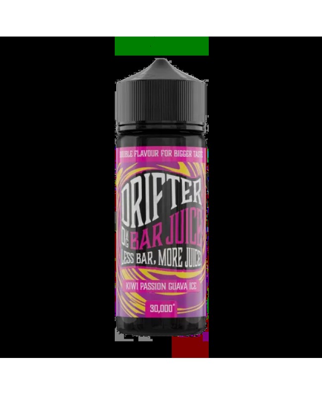 KIWI PASSIN GUAVA ICE E LIQUID DRIFTER BAR JUICE 100ML 50VG