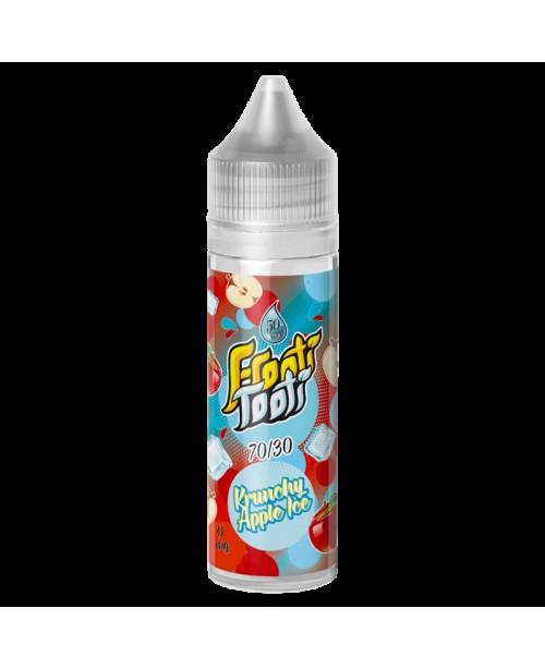 KRUNCHY APPLE ICE E LIQUID BY FROOTI TOOTI 50ML 70...