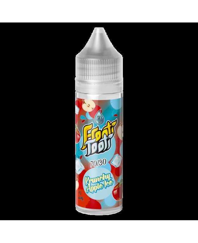 KRUNCHY APPLE ICE E LIQUID BY FROOTI TOOTI 50ML 70VG