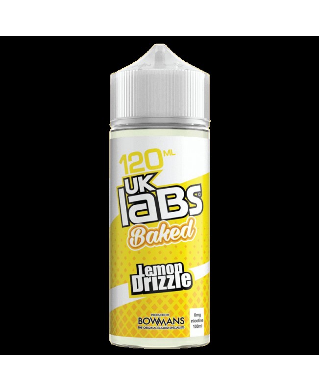 LEMON DRIZZLE E LIQUID BY UK LABS - BAKED 100ML 70VG