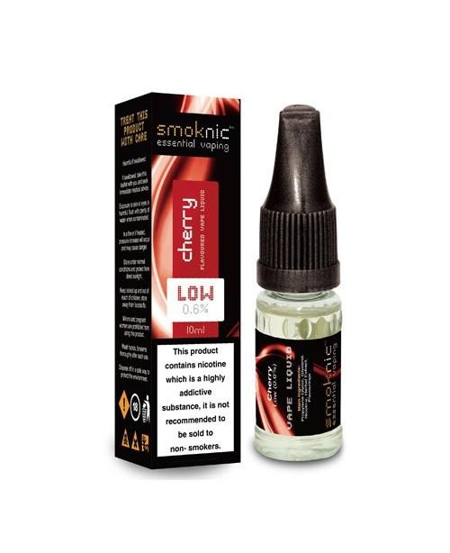 CHERRY E LIQUID BY SMOKNIC 10ML 70VG