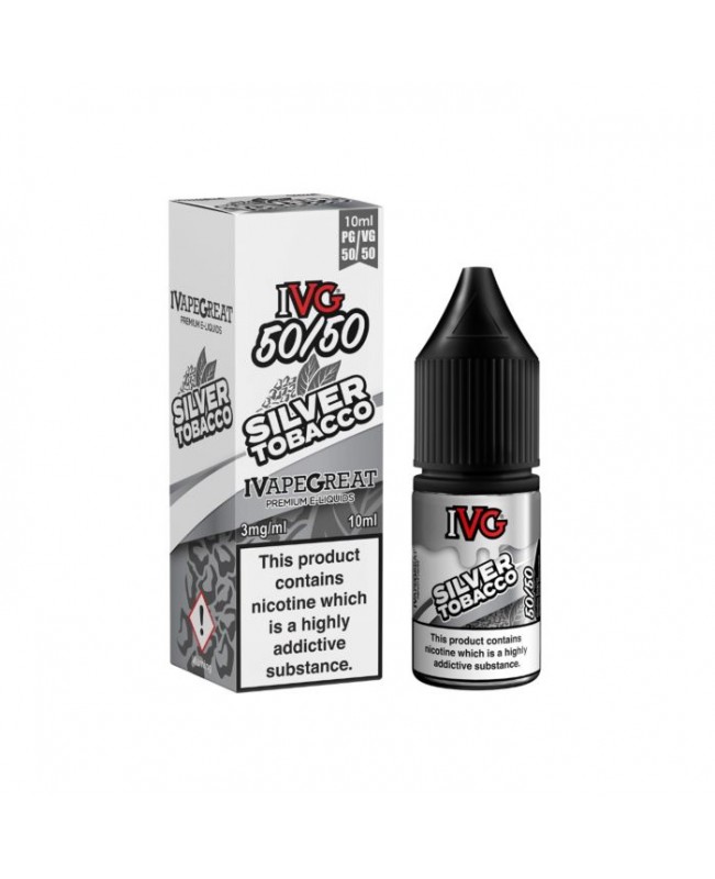 SILVER TOBACCO TDP E LIQUID BY I VG 10ML 50VG