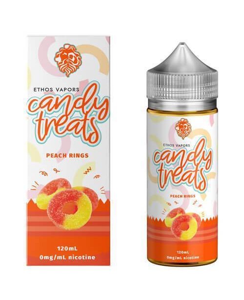 PEACH RINGS E LIQUID BY ETHOS - CANDY TREATS 50ML ...