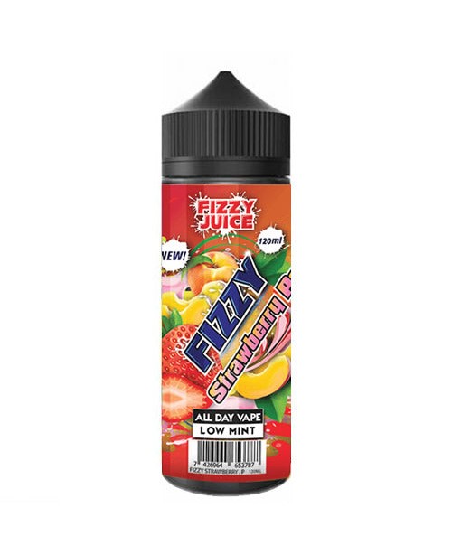 FIZZY STRAWBERRY PEACH E LIQUID BY FIZZY JUICE - M...