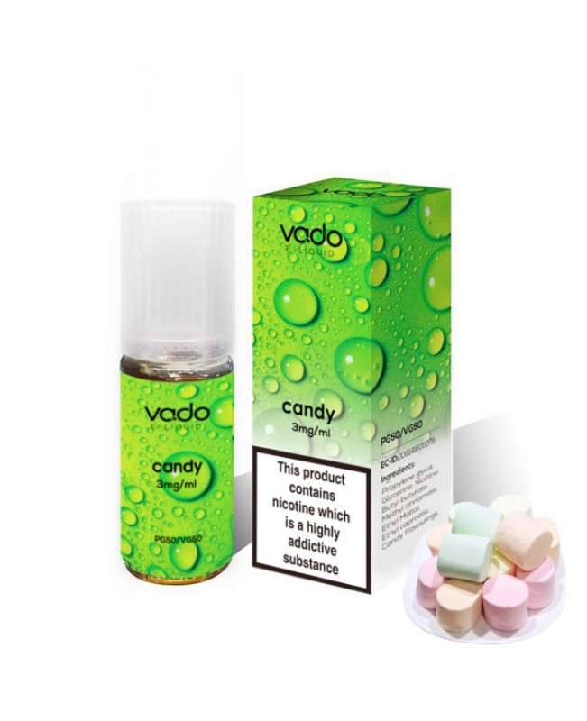 CANDY E LIQUID BY VADO 10ML- X10 X20 X50