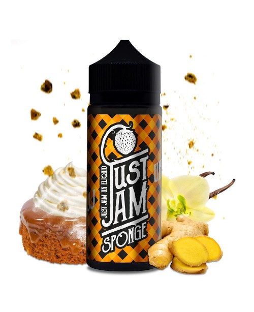 GINGER E LIQUID BY JUST JAM - SPONGE 100ML 80VG