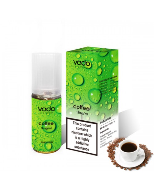 COFFEE E LIQUID BY VADO 10ML- X10 X20 X50