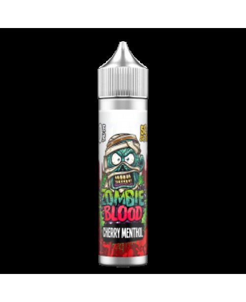 CHERRY MENTHOL BY ZOMBIE BLOOD 50ML 100ML 50VG