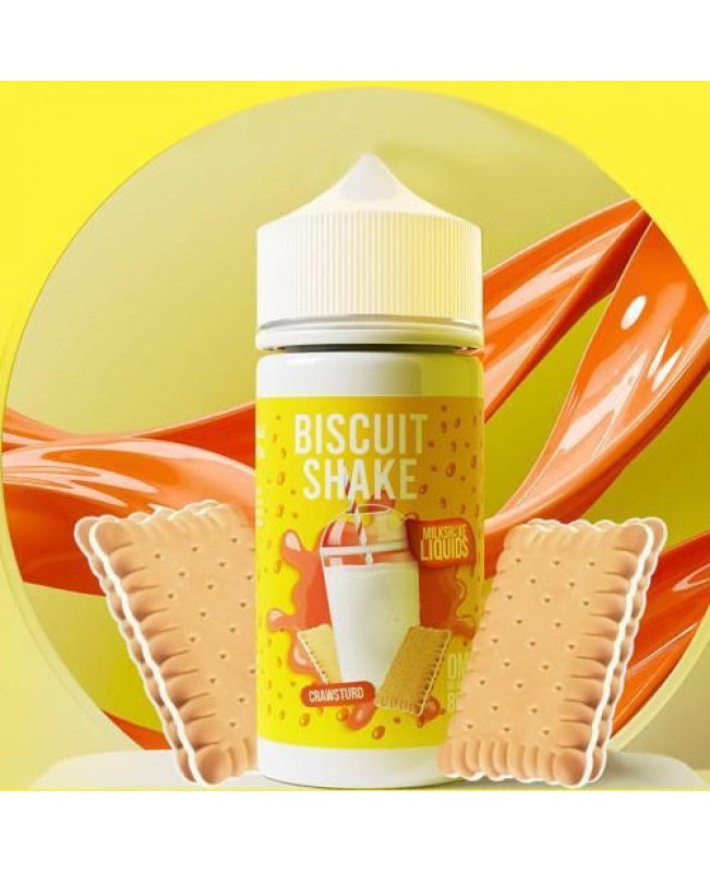 CRAWSTURD BISCUIT SHAKE E LIQUID BY MILKSHAKE LIQUIDS 80ML 70VG