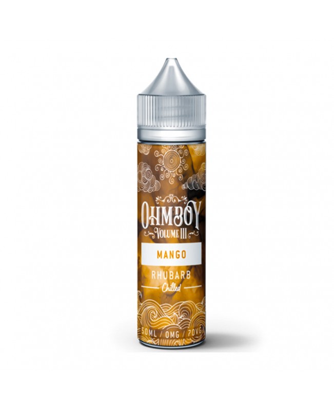 MANGO & RHUBARB CHILLED E-LIQUID SHORTFILL BY OHM BOY VOLUME III