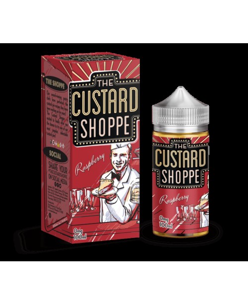 RASPBERRY E LIQUID BY THE CUSTARD SHOPPE 100ML 75V...