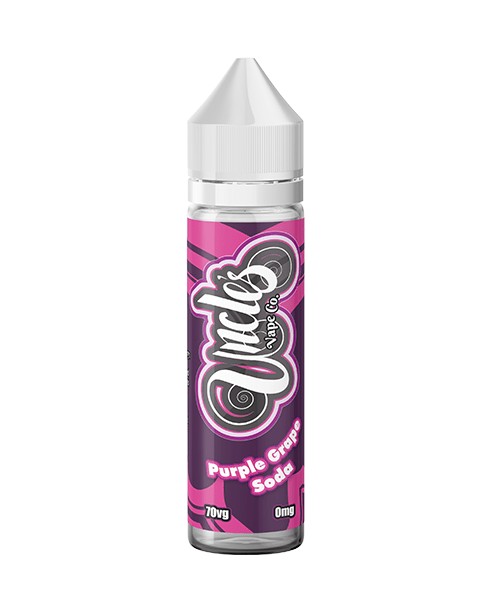 PURPLE GRAPE SODA E LIQUID BY UNCLES VAPE CO 50ML ...