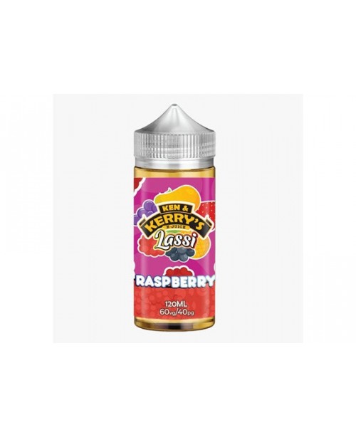 LASSI RASPBERRY E LIQUID BY KEN & KERRYS 100ML...