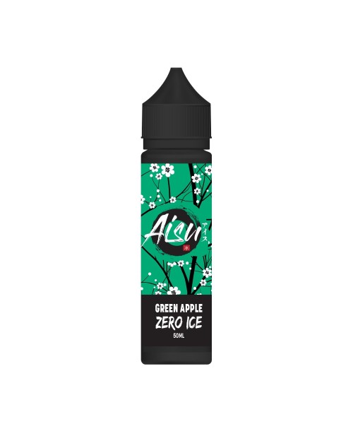 GREEN APPLE ZERO ICE E LIQUID BY AISU 50ML 70VG