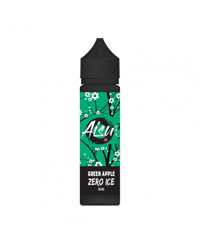 GREEN APPLE ZERO ICE E LIQUID BY AISU 50ML 70VG