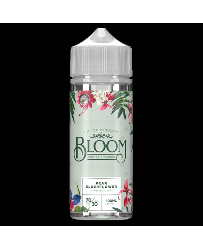 PEAR ELDERFLOWER E LIQUID BY BLOOM 100ML 70VG