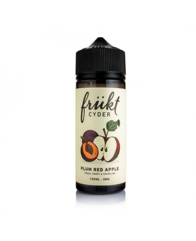 PLUM RED APPLE E LIQUID BY FRUKT CYDER 100ML 70VG