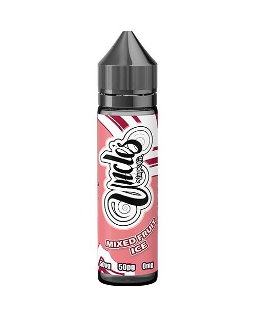 MIXED FRUITS ICE E LIQUID BY UNCLES VAPE CO 50ML 5...