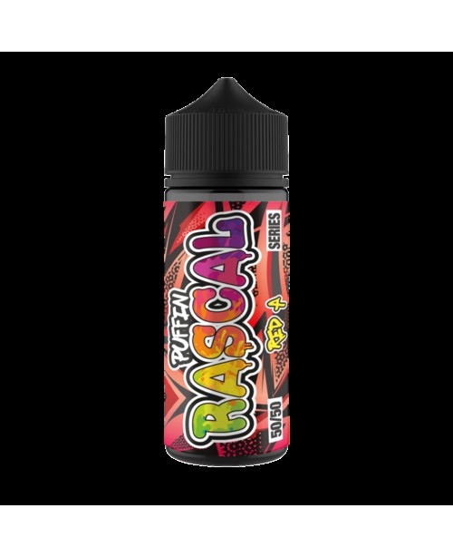 RED A E LIQUID BY PUFFIN RASCAL 100ML 50VG