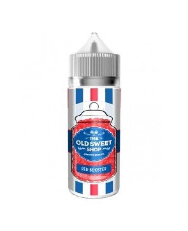 RED BOOSTER E LIQUID BY THE OLD SWEET SHOP 100ML 50VG