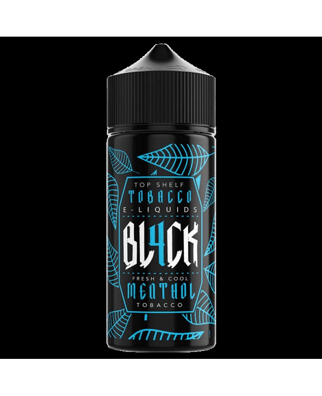 MENTHOL TOBACCO E LIQUID BY BL4CK 100ML 70VG