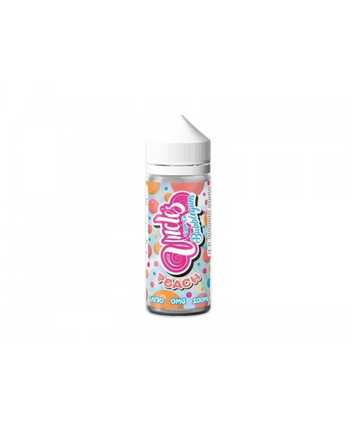 PEACH BUBBLEGUM E LIQUID BY UNCLES VAPE CO 100ML 7...