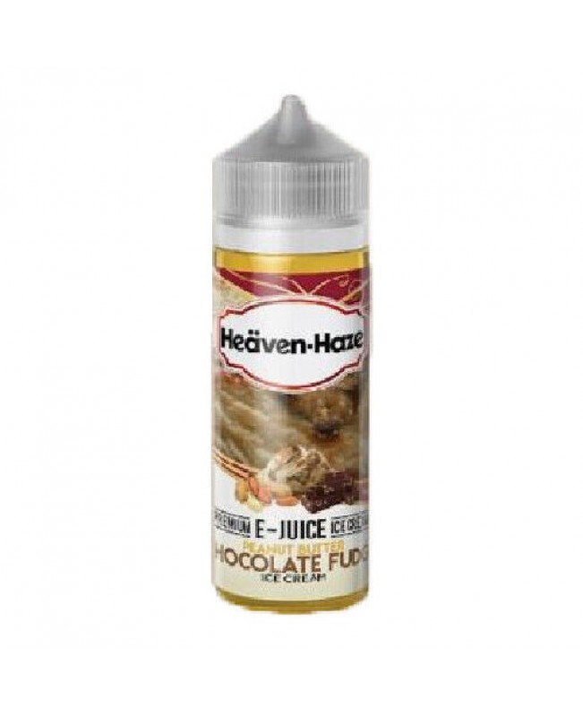 PEANUT BUTTER CHOCOLATE FUDGE ICECREAM BY HEAVEN HAZE E LIQUID 100ML 70VG