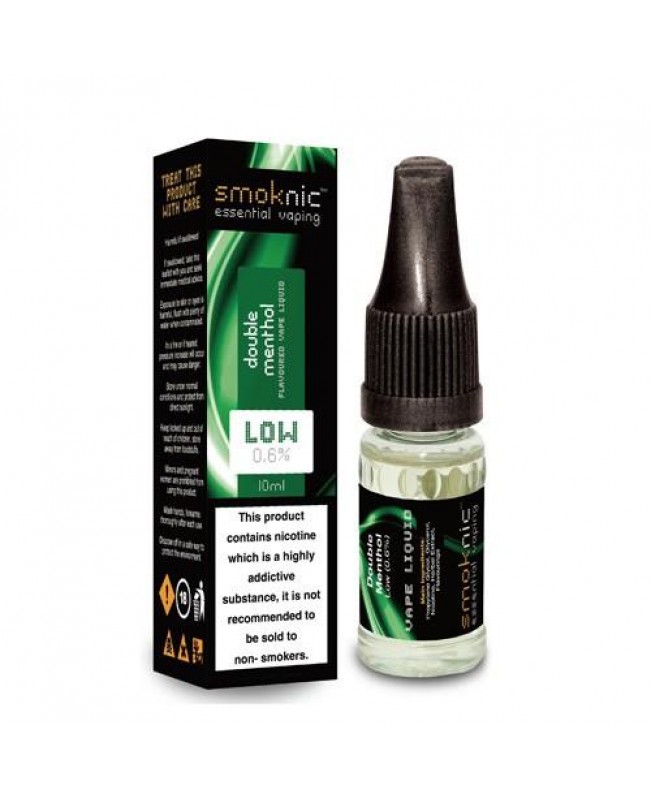 DOUBLE MENTHOL E LIQUID BY SMOKNIC 10ML 70VG