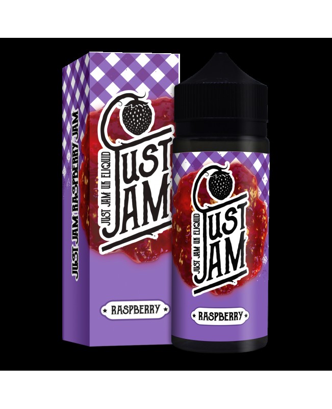 RASPBERRY E LIQUID BY JUST JAM 100ML 80VG