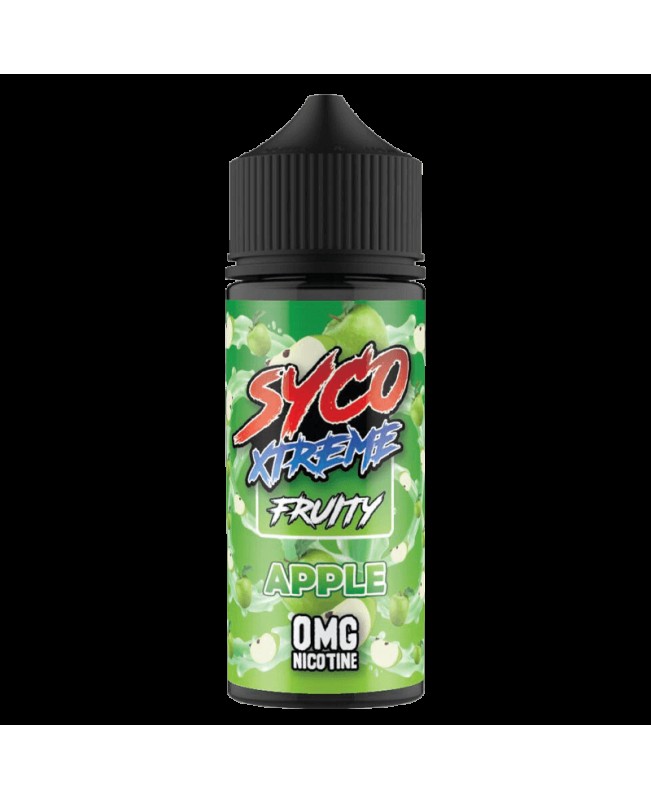 FRUITY APPLE E LIQUID BY SYCO XTREME CHILL 100ML 80VG