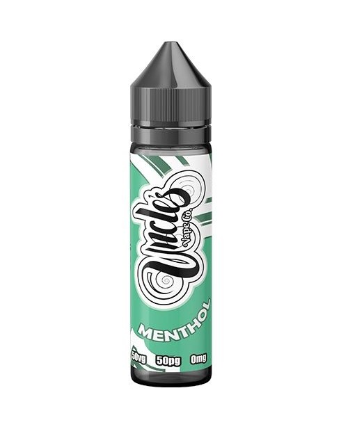 MENTHOL E LIQUID BY UNCLES VAPE CO 50ML 50VG