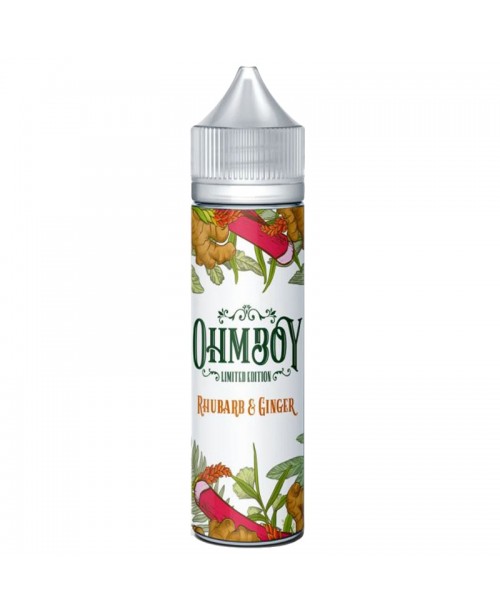 OHM BOY LIMITED EDITION RHUBARB & GINGER E-LIQ...