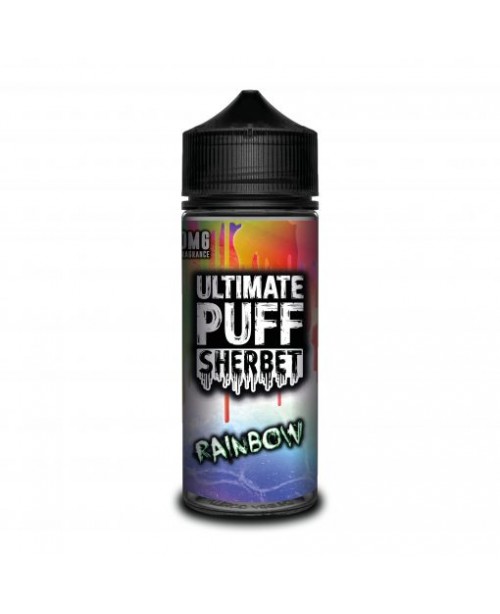 RAINBOW E LIQUID BY ULTIMATE PUFF SHERBET 100ML 70...