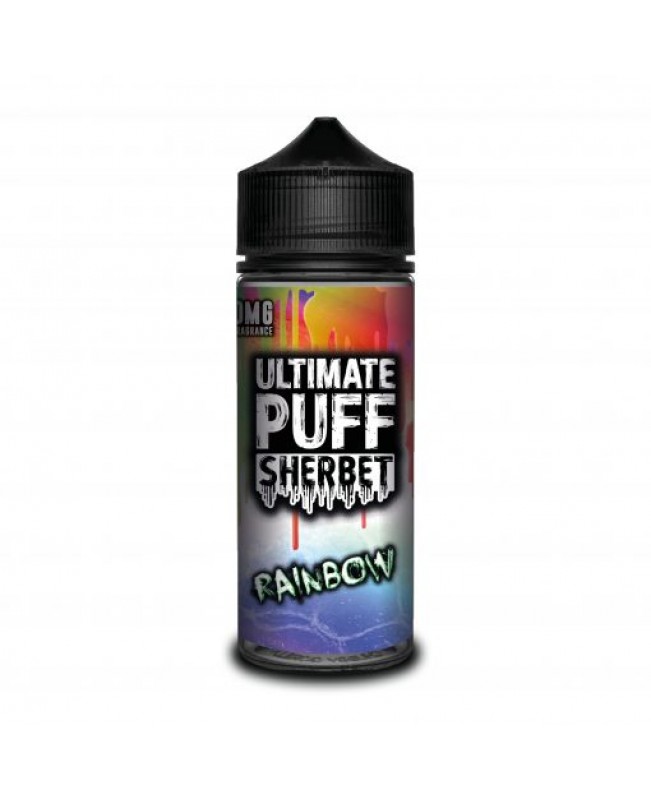 RAINBOW E LIQUID BY ULTIMATE PUFF SHERBET 100ML 70VG