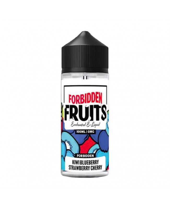 KIWI BLUEBERRY STRAWBERRY CHERRY E-LIQUID SHORTFILL BY FORBIDDEN FRUITS 100ML