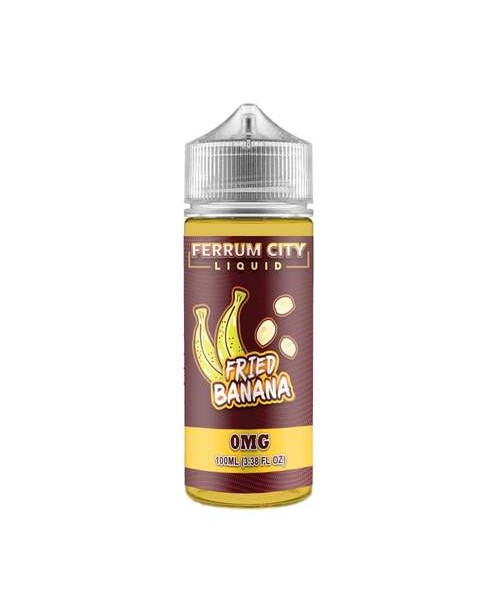 FRIED BANANA E LIQUID BY FERRUM CITY E LIQUID 100M...