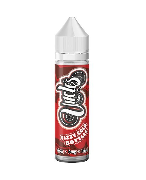 FIZZY COLA BOTTLES E LIQUID BY UNCLES VAPE CO 50ML...