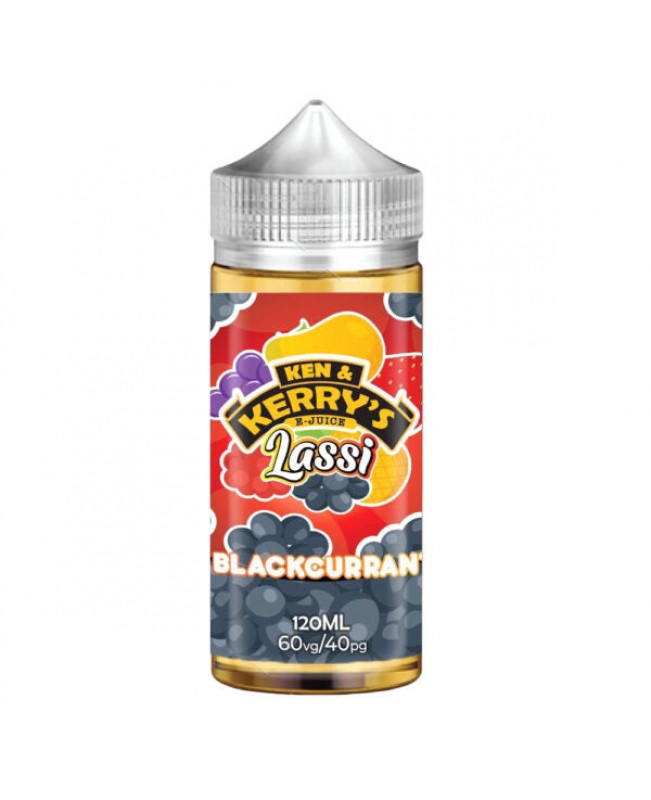 LASSI BLACKCURRANT  E LIQUID BY KEN & KERRYS 100ML 60VG