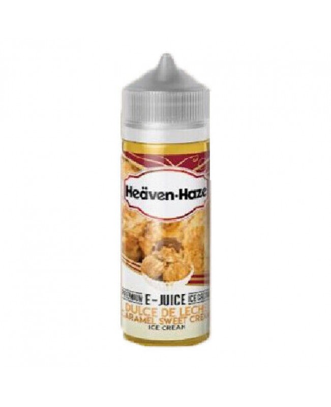 DULCE DE LECHE CARAMEL SWEET CREAM ICECREAM BY HEAVEN HAZE E LIQUID 100ML 70VG