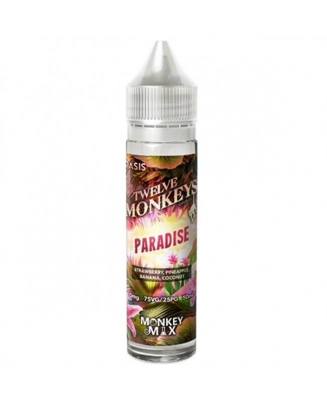 PARADISE E LIQUID BY TWELVE MONKEYS 50ML 75VG