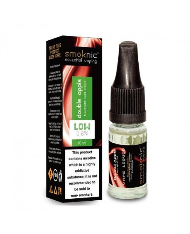 DOULBE APPLE E LIQUID BY SMOKNIC 10ML 70VG