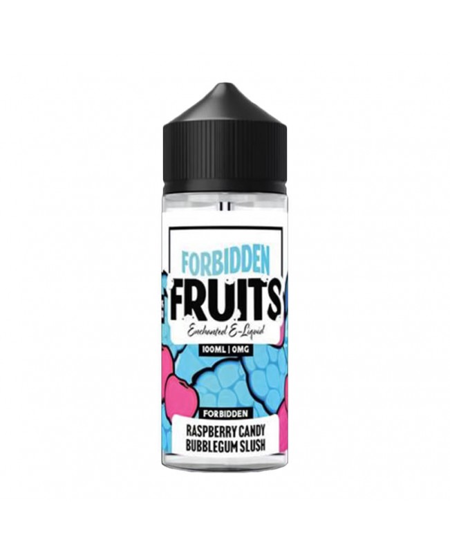 RASPBERRY CANDY BUBBLEGUM SLUSH E-LIQUID SHORTFILL BY FORBIDDEN FRUITS 100ML