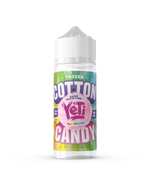 FROZEN COTTON CANDY RAINBOW E-LIQUID BY YETI 100ML...